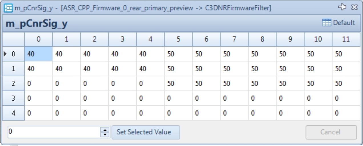 2D NR Gain/Layer Example